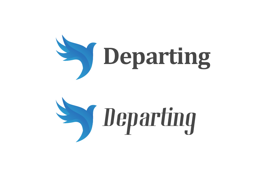 Logo Design by Alexis for Departing, LLC | Design #2732964