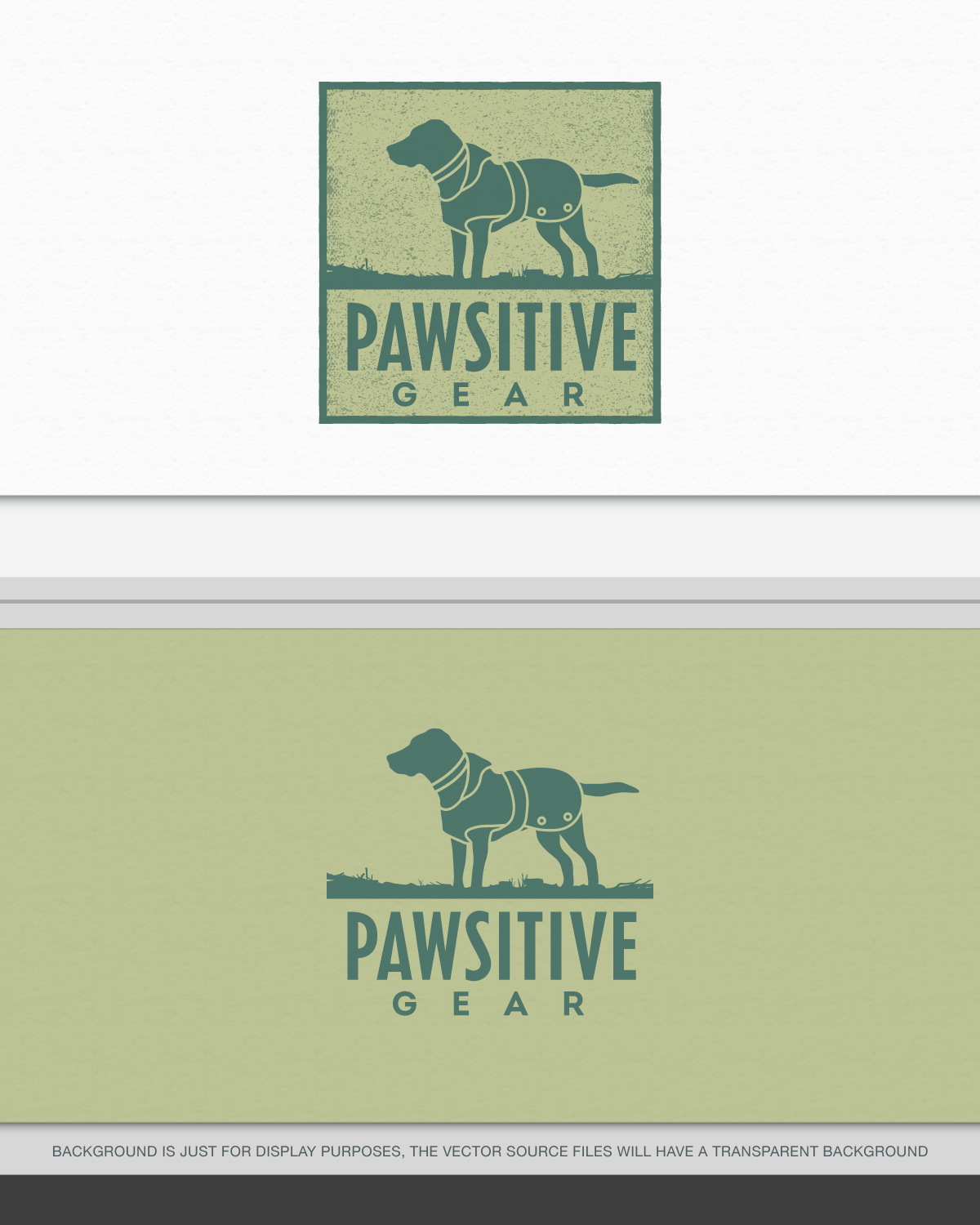 Diseño de Logo por AD-X para Pawsitive Gear | Diseño #17029774