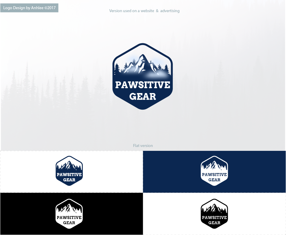Diseño de Logo por Anhlee para Pawsitive Gear | Diseño #17125836