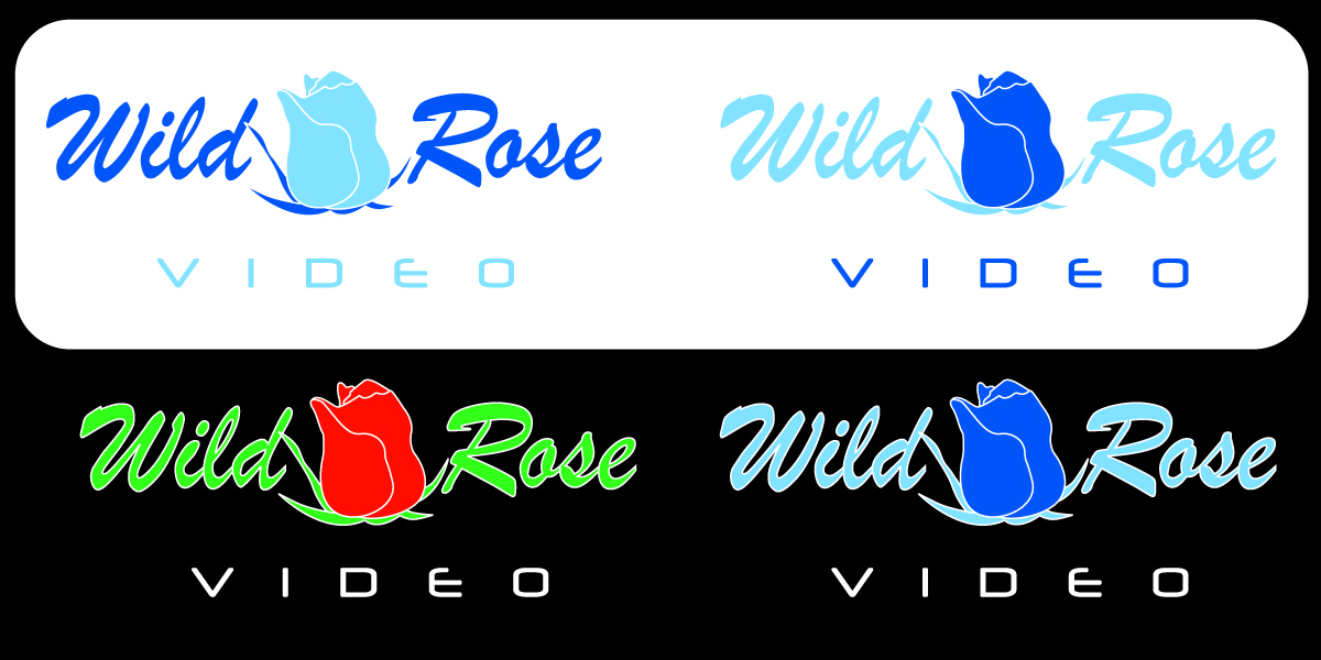 Logo Design by Steven Hall for wild rose video | Design #43562