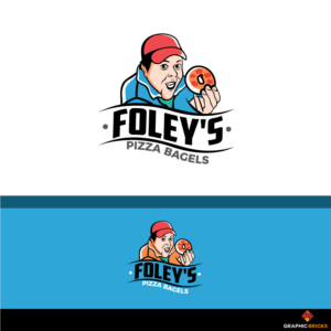 Foley's Pizza Bagels | Logo Design by Graphic Bricks