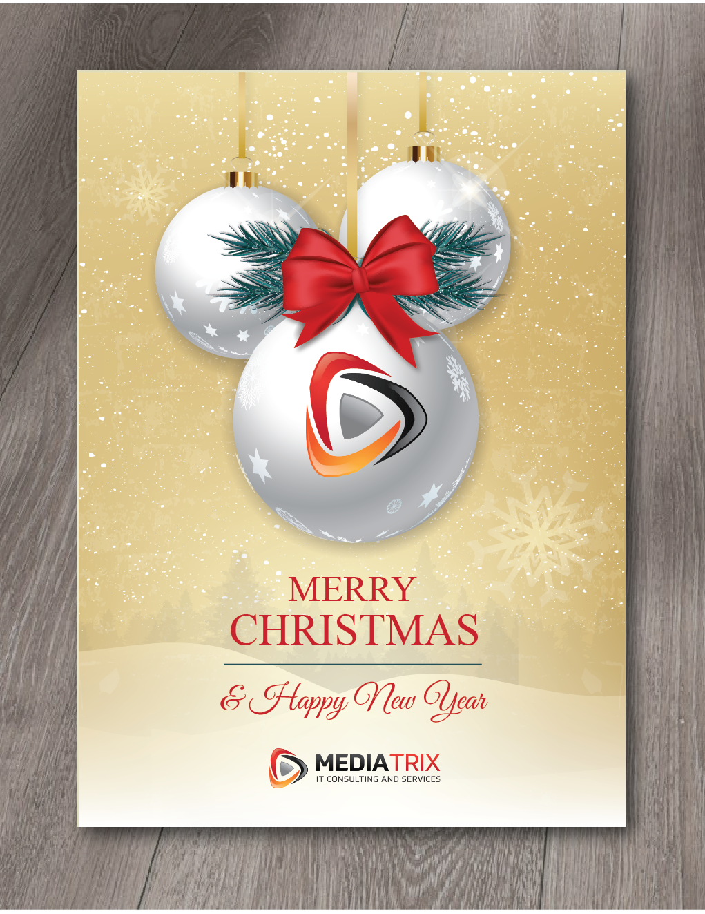 Greeting Card Design by alex989 for Mediatrix | Design #17020643