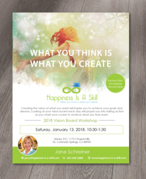 Flyer Design by alex989 for Happiness Is A Skill, LLC | Design: #17037613