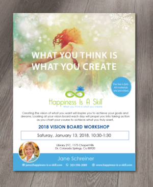 Flyer Design by alex989 for Happiness Is A Skill, LLC | Design: #17070890
