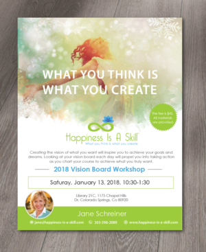 Flyer Design by alex989 for Happiness Is A Skill, LLC | Design: #17070891