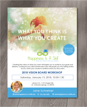 Flyer Design by alex989 for Happiness Is A Skill, LLC | Design: #17087147