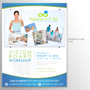 Flyer Design by LTC design for Happiness Is A Skill, LLC | Design: #17018290