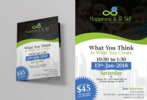 Flyer Design by Impressive Solutions for Happiness Is A Skill, LLC | Design: #17026088