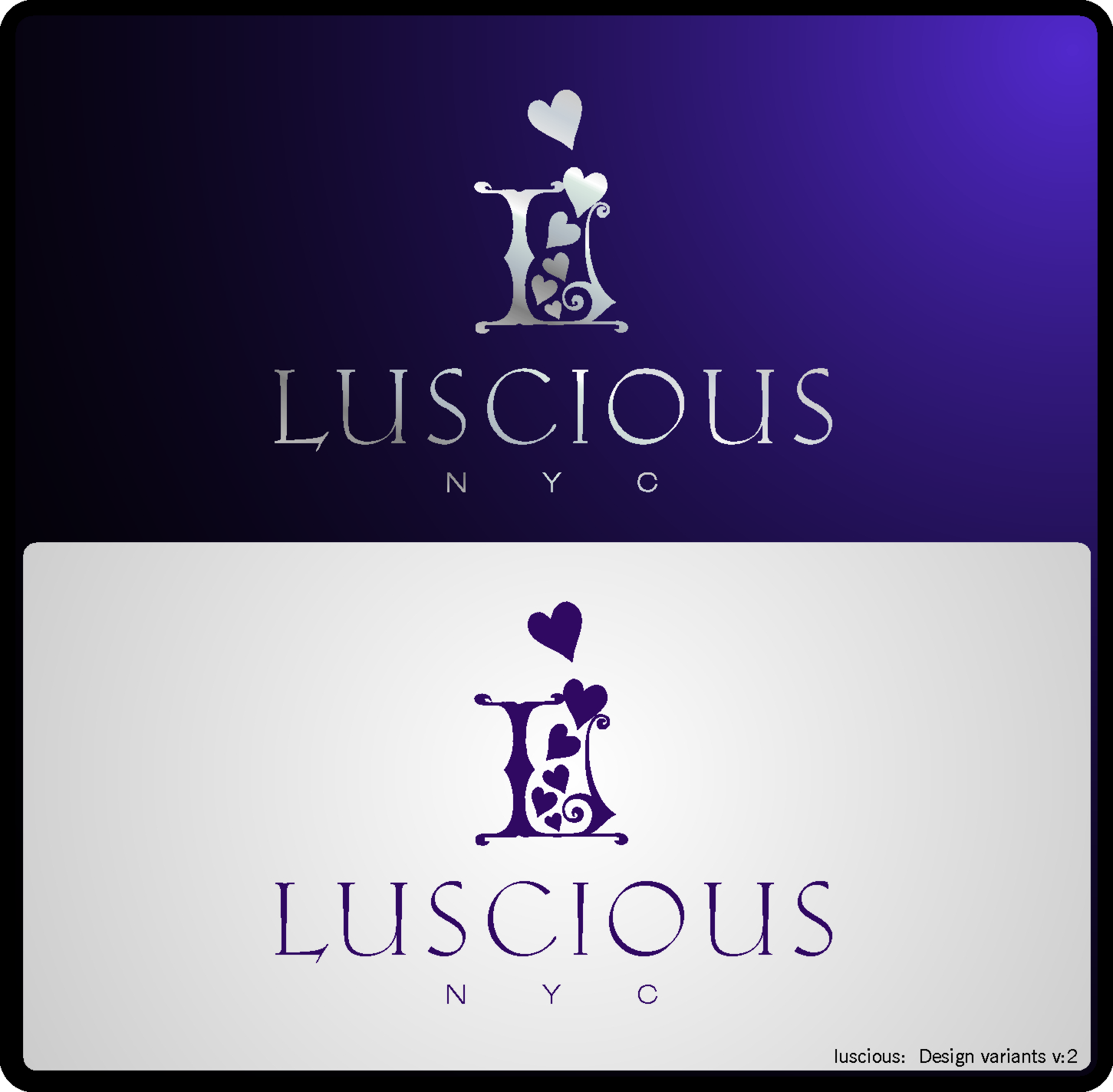 Logo-Design von Anton@Lehnz für LUSCIOUS NYC | Design #43672