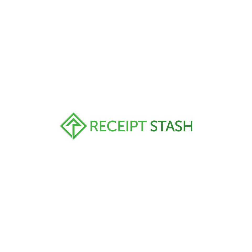modern professional business software logo design for receipt