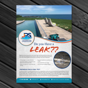 Design de Brochure par debdesign pour JPS POOL SERVICE | Design : #17024046