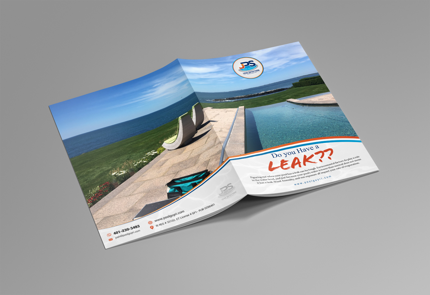 Design de Brochure par debdesign pour JPS POOL SERVICE | Design #17031646