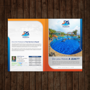 Design de Brochure par debdesign pour JPS POOL SERVICE | Design : #17034896