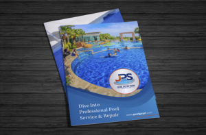 Design de Brochure par ecorokerz pour JPS POOL SERVICE | Design : #17020072