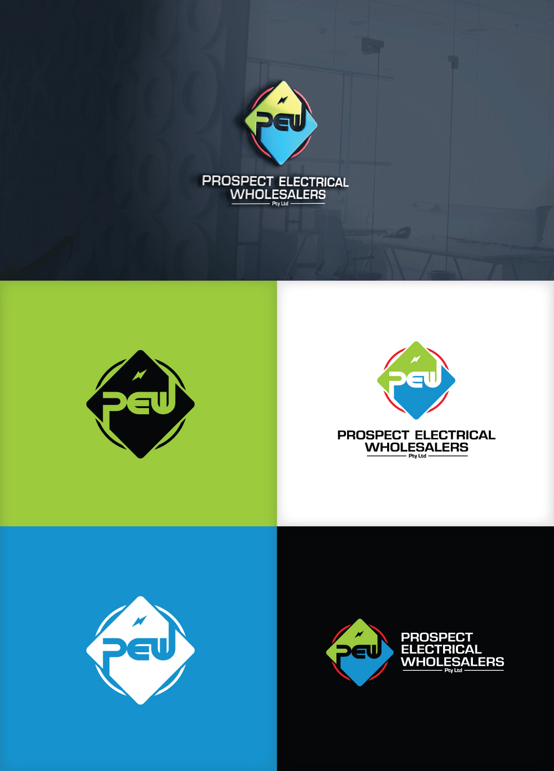 Logo-Design von anonrotide für Prospect Electrical Wholesalers Pty Ltd | Design #17028567