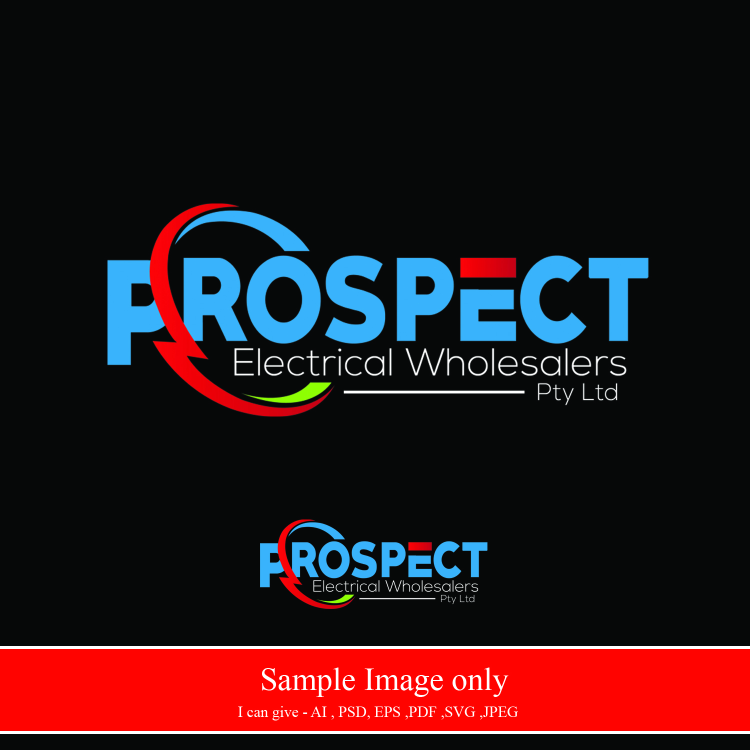 Logo-Design von G.A.J. Lahiru für Prospect Electrical Wholesalers Pty Ltd | Design #17019239