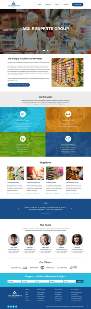Web Design by pb for Agile Experts Group | Design: #17038870
