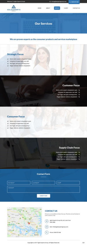 Web Design by pb for Agile Experts Group | Design: #17173221