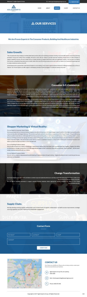 Web Design by pb for Agile Experts Group | Design: #17263754