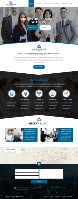 Web Design by rightway for Agile Experts Group | Design: #17061273