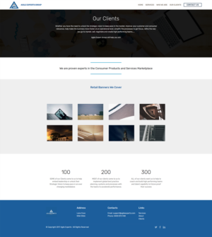 Web Design by insert name here for Agile Experts Group | Design: #17063523