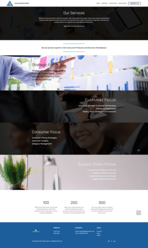 Web Design by Andre Swaby Creative Studio® for Agile Experts Group | Design #17063526