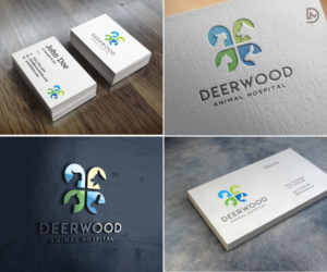 Deerwood Animal Hospital | Logo Design by D_Mantra
