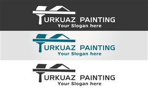 Logo Design by faiki for Turkuaz Painting  | Design: #2710094