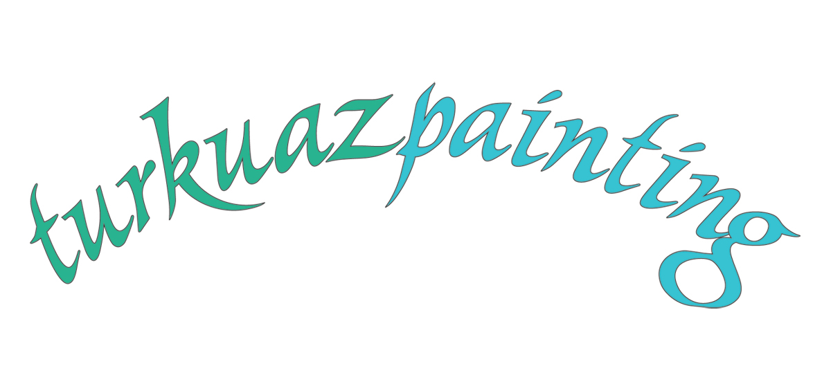 Logo Design by caracol59 for Turkuaz Painting  | Design #2710727