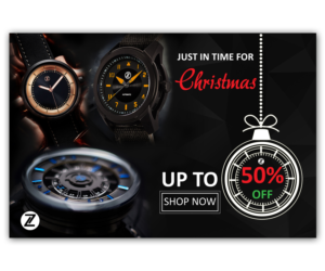 Banner Ad Design by ElenaHong for Ventus Watches | Design: #17031896