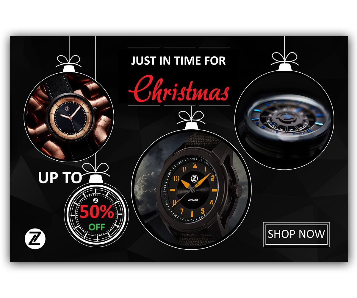 Diseño De Banner Publicitario por ElenaHong para Ventus Watches | Diseño #17032731
