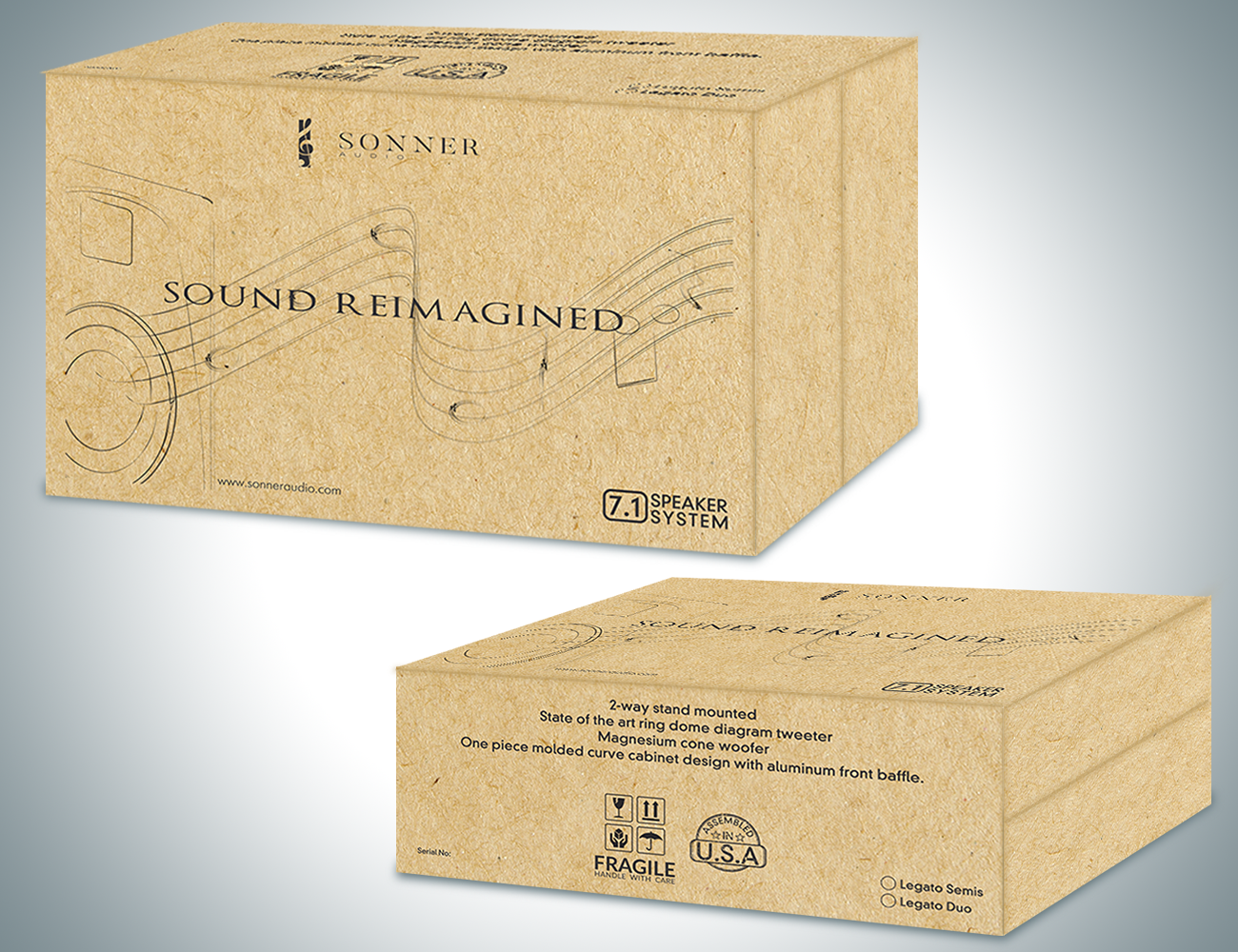 Packaging Design by Lezette_G for sonner audio | Design #17027231