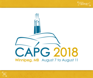 CAPG Winnipeg, MB - August 7 to August 11, 2018 | Logo Design by nreimer