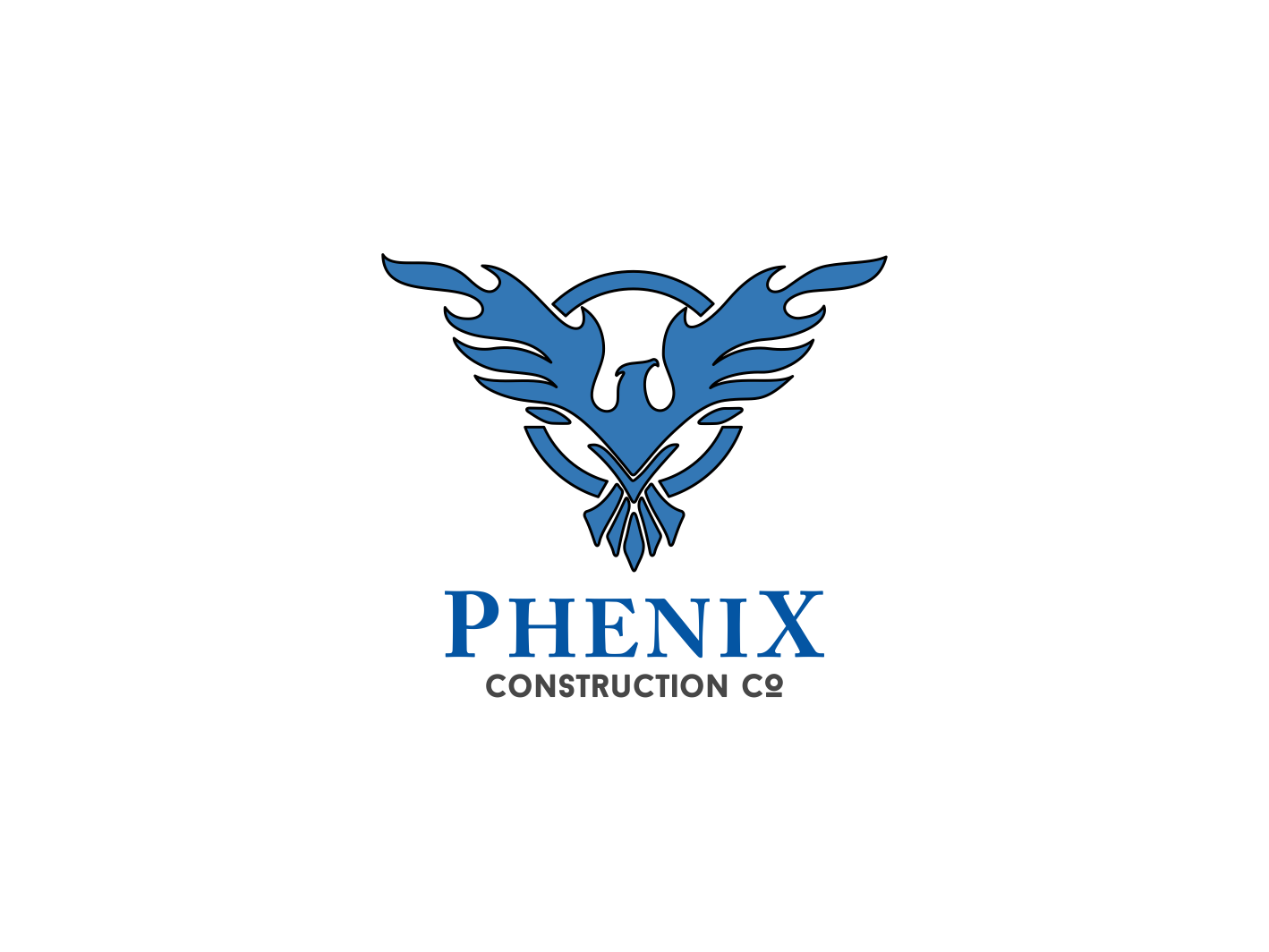 Logo Design by Tony Bishop for Phenix Construction  | Design #17063797