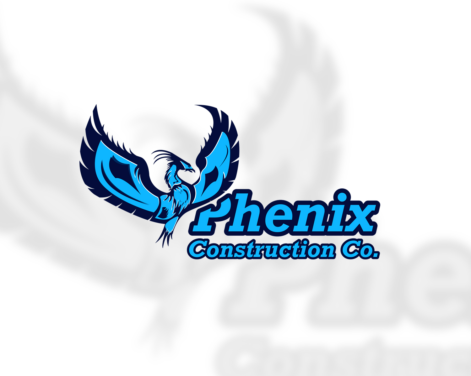 Logo Design by hippopo.designer for Phenix Construction  | Design #17084495