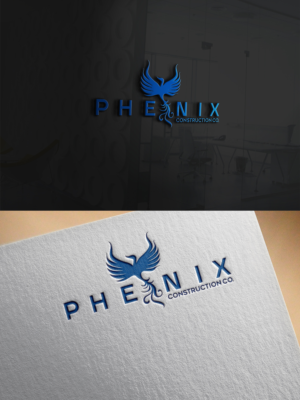 Logo Design by AbdullahDesigns™ for Phenix Construction  | Design: #17072691