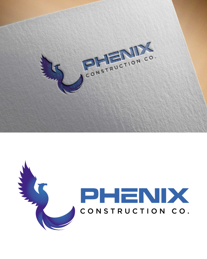 Logo Design by Lunar pixel for Phenix Construction  | Design #17113627