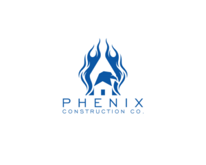 Logo Design by Kanaip for Phenix Construction  | Design: #17072650