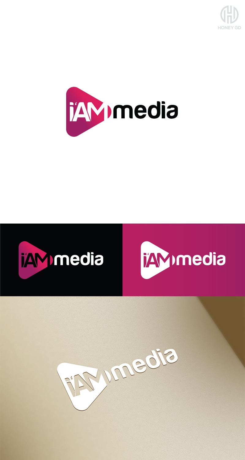 Logo Design by Honey GD for I AMedia | Design #17125449