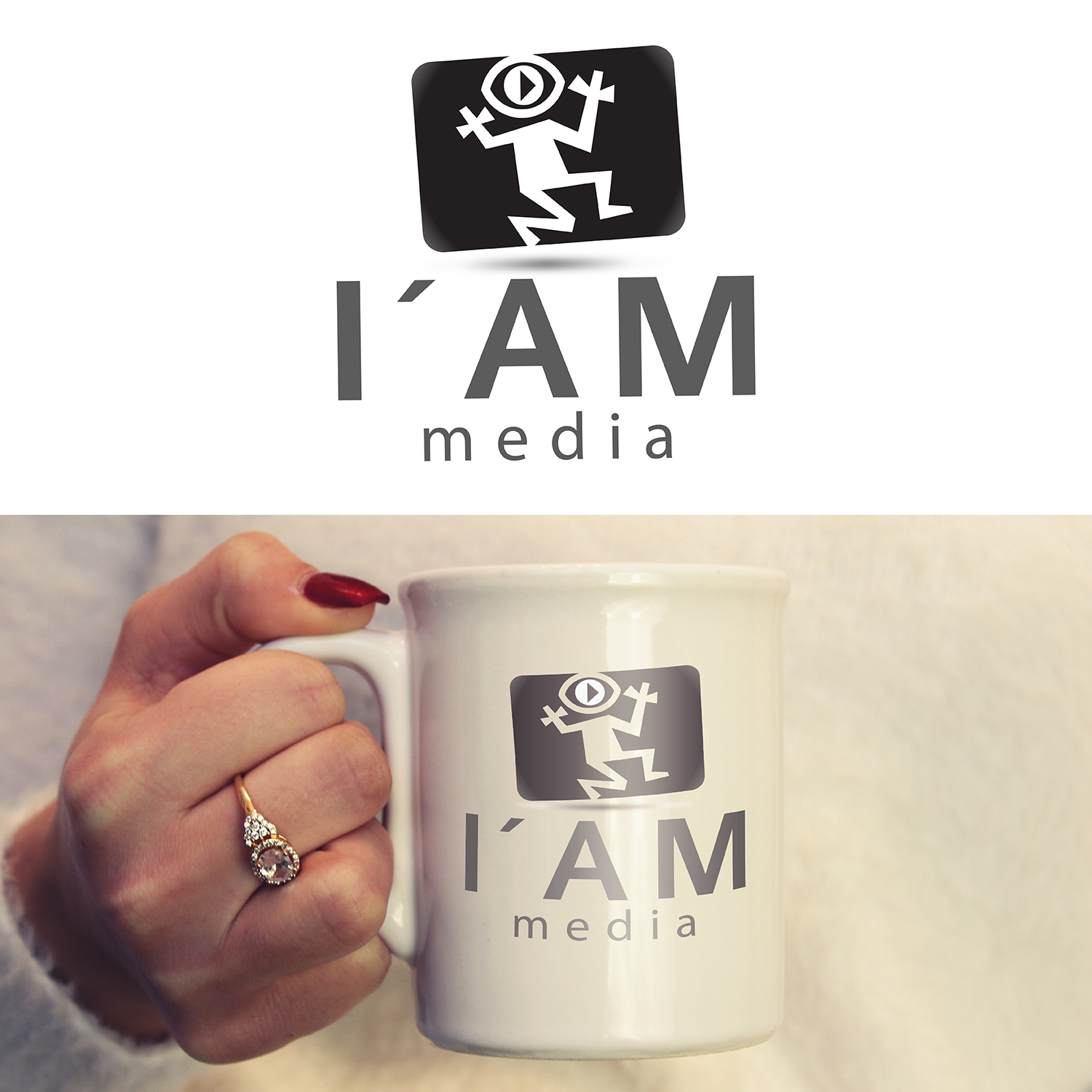Logo Design by Linkink for I AMedia | Design #17166627