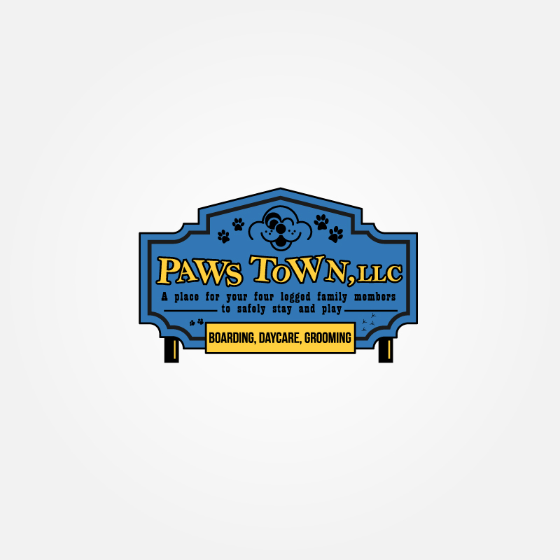 Logo Design by Hatem for Paws Town, LLC | Design #17058486