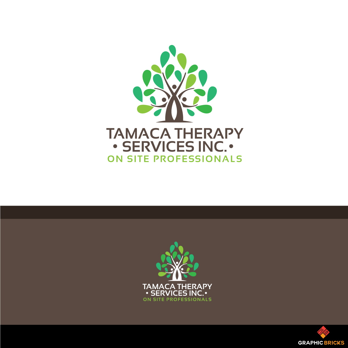 Logo Design by Graphic Bricks for Tamaca Therapy Services Inc. | Design #17037353