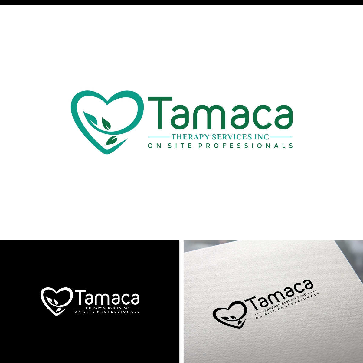 Diseño de Logo por e-graphics para Tamaca Therapy Services Inc. | Diseño #17035301