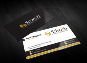 Schwob Building Company  ::  See card example | Design de Carte de Visite par Sandaruwan