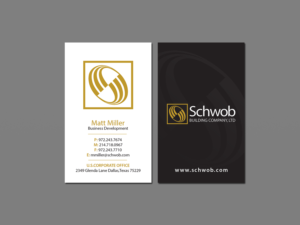 Business Card Design by Creations Box 2015 for Schwob Companies | Design: #17056167