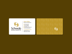 Business Card Design by Creations Box 2015 for Schwob Companies | Design: #17056168