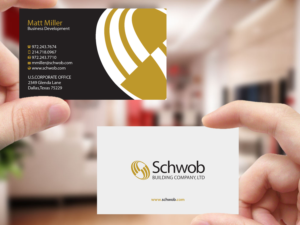 Business Card Design by Creations Box 2015 for Schwob Companies | Design: #17056173