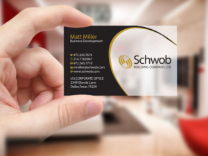 Business Card Design by Creations Box 2015 for Schwob Companies | Design: #17056180