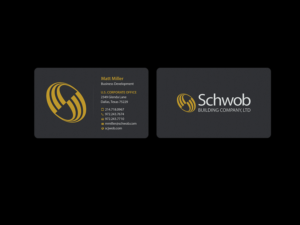 Business Card Design by Creations Box 2015 for Schwob Companies | Design: #17060998