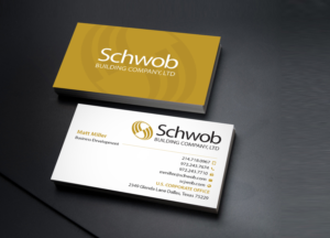 Business Card Design by Creations Box 2015 for Schwob Companies | Design: #17061001